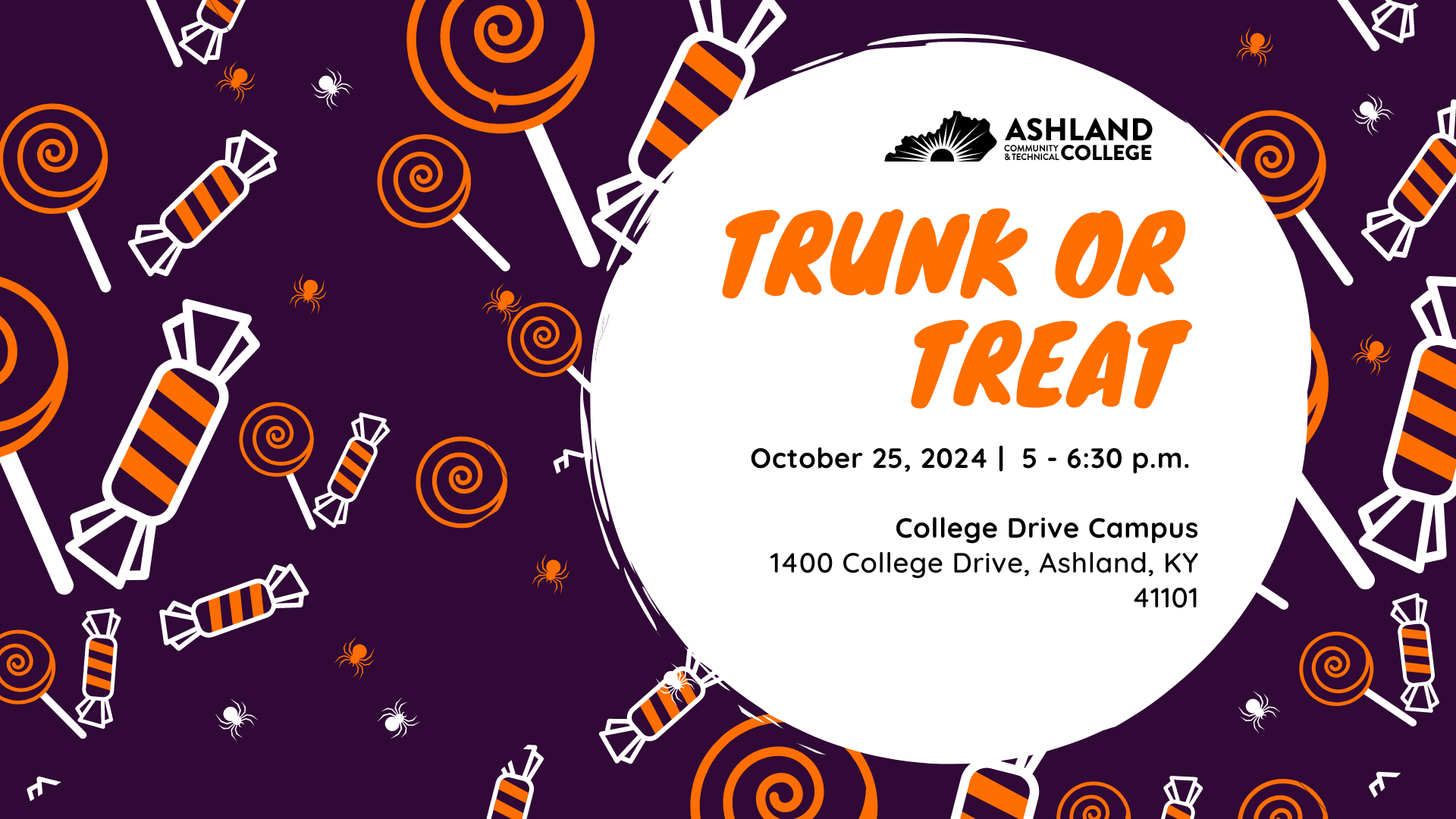 actc-trunk-or-treat-october-25-on-purple-background-with-bright-candy-pieces