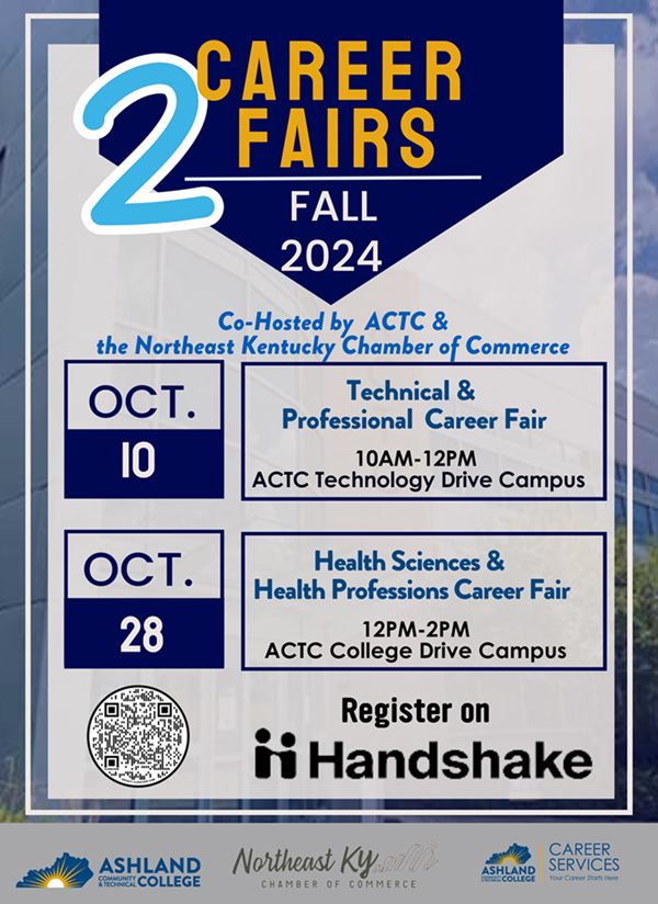 Career Fair flyer. See page for details