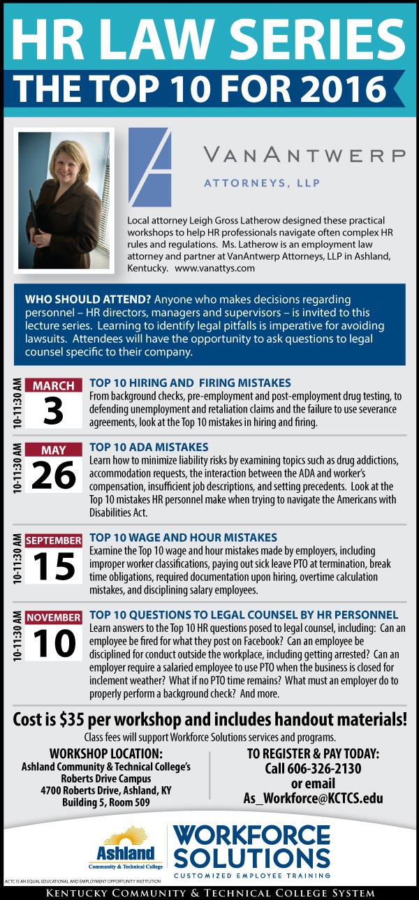 HR Law Series 2016