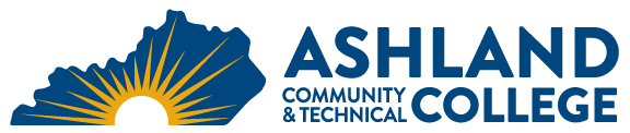 Ashland Community and Technical college logo blue and gold