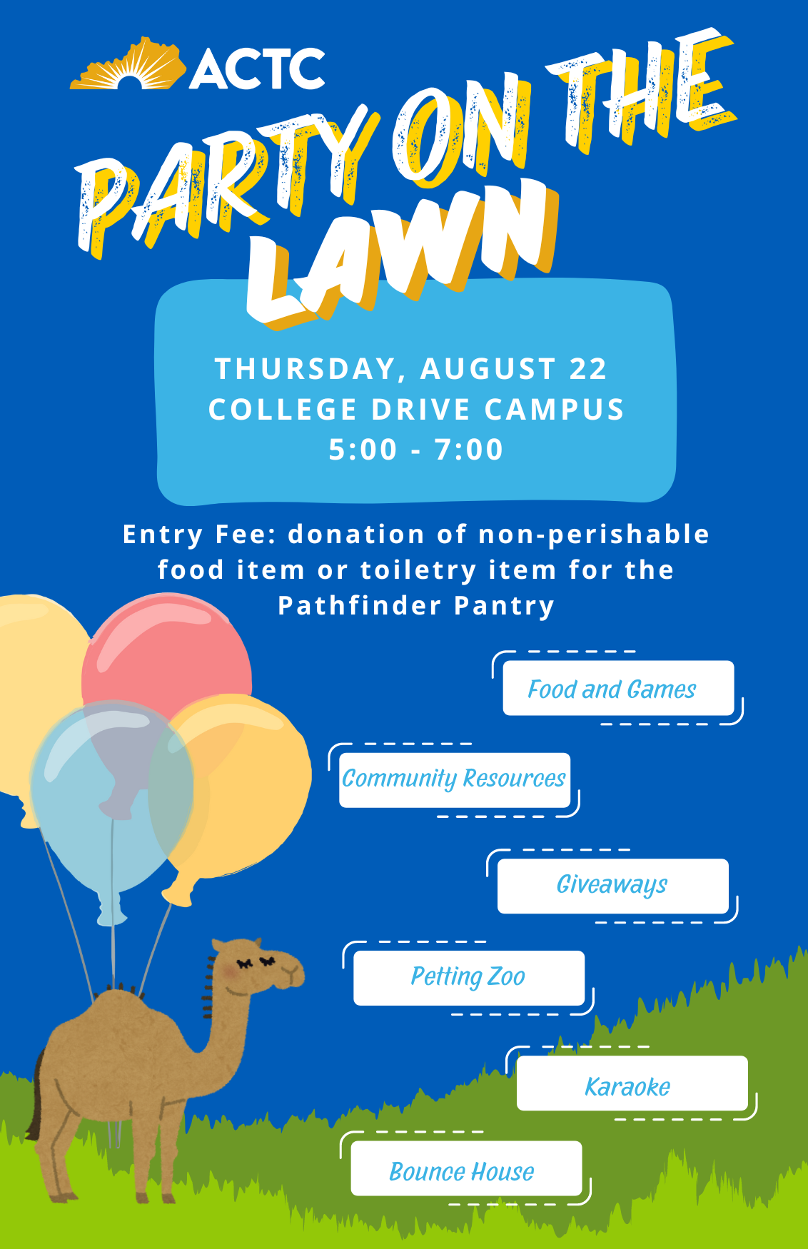 party-on-the-lawn-event-poster-bring-pantry-item-for-free-entry